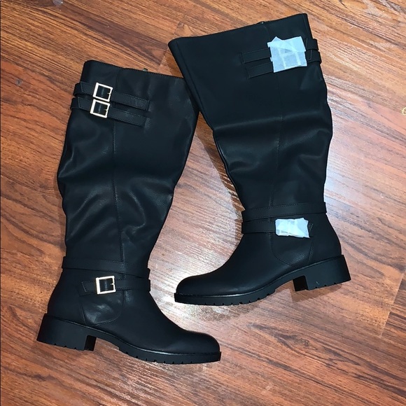 shoedazzle wide calf boots